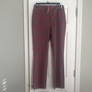 New York & Company Red Straight Leg Pants